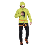 Mountain Equipment Tupilak Men's GORE-TEX Jacket in Vine Green - Harness Model