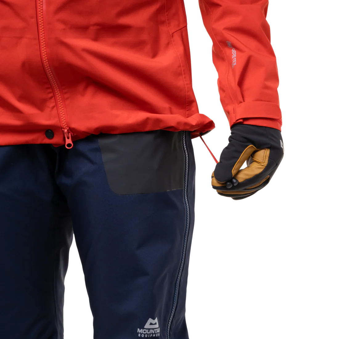 Mountain Equipment Tupilak Women's GORE-TEX Jacket in Chili Red - Cuff and Glove Detail