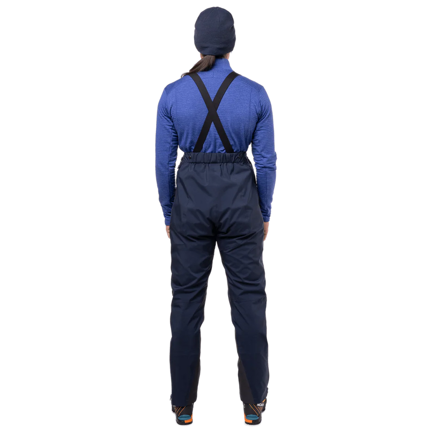 Mountain Equipment Tupilak Women's GORE-TEX Pant in Cosmos - Back View on Model