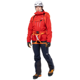 Mountain Equipment Tupilak Women's GORE-TEX Pant in Cosmos - Harness View on Model