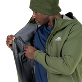 Mountain Equipment Vulcan Men's Jacket in Buckthorn - Centre Front Zip