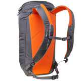 Mountain Equipment Wallpack 16 Backpack in Anvil/Cardinal Orange - Side