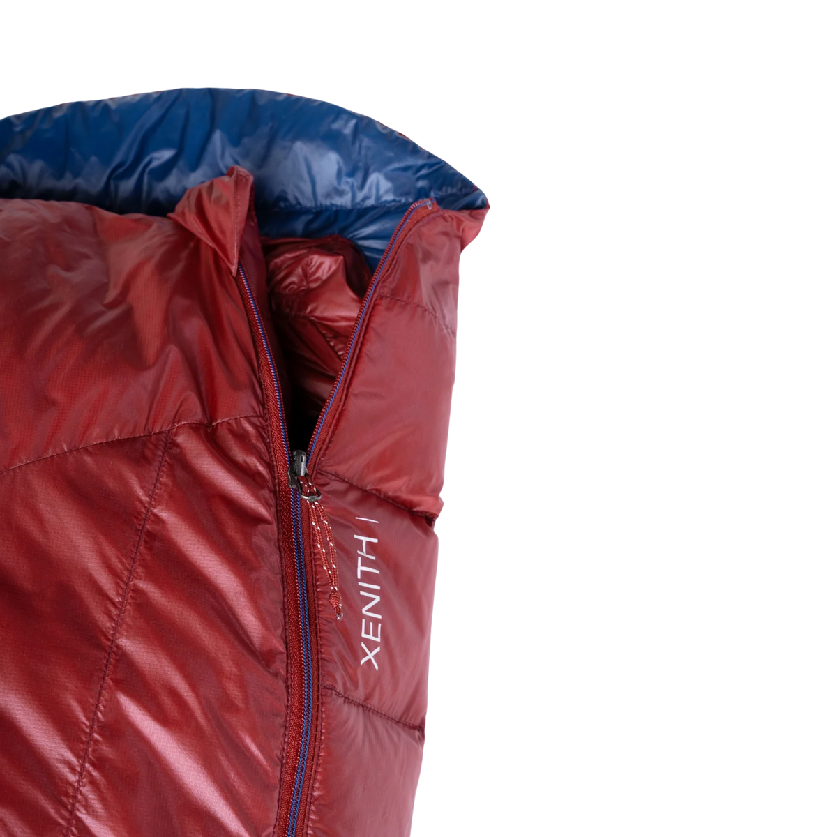 Mountain Equipment Xenith I Sleeping Bag in Merlot - Collar
