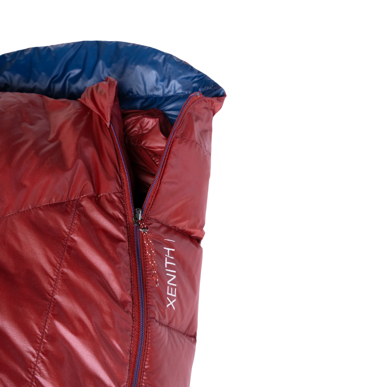 Mountain Equipment Xenith I Sleeping Bag in Merlot - Collar