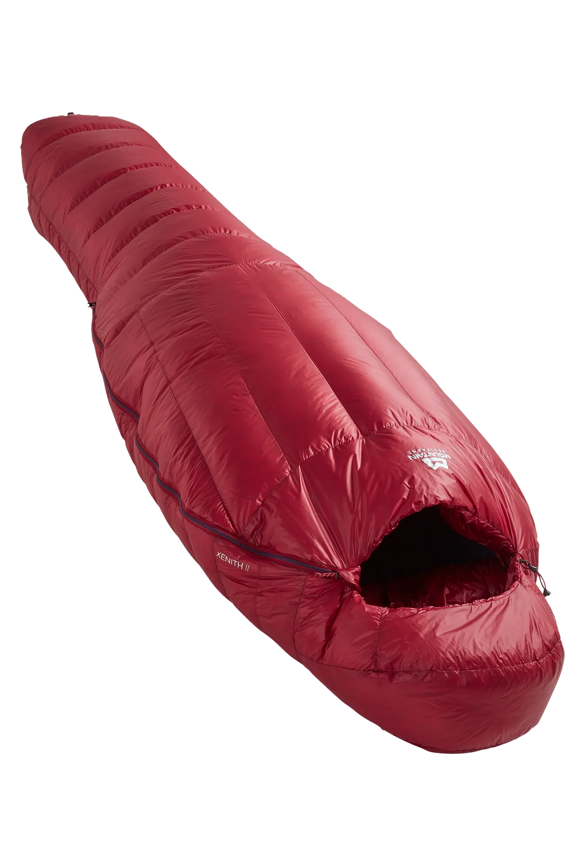 Mountain Equipment Xenith II Sleeping Bag in Merlot - Angle