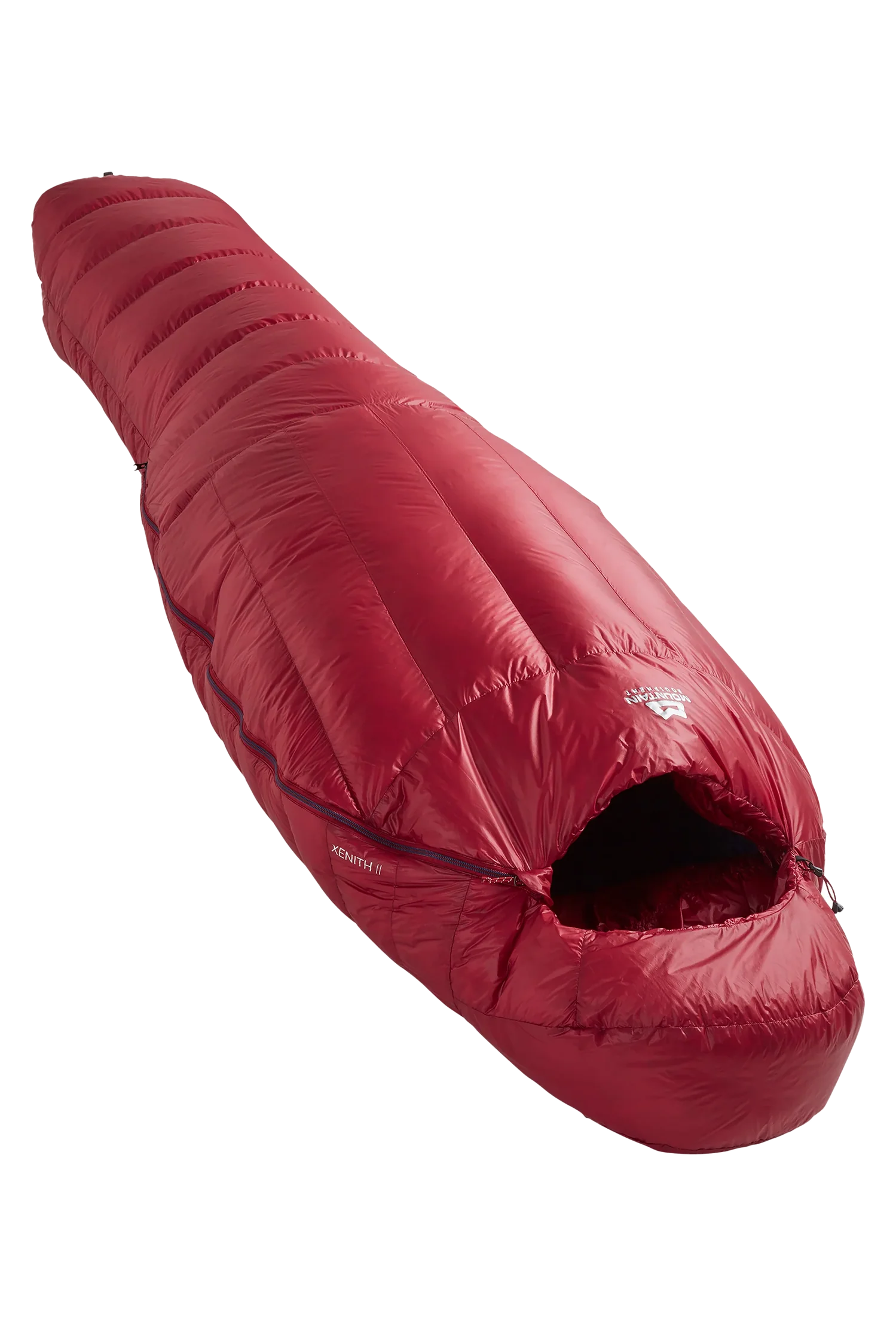 Mountain Equipment Xenith II Sleeping Bag in Merlot - Angle