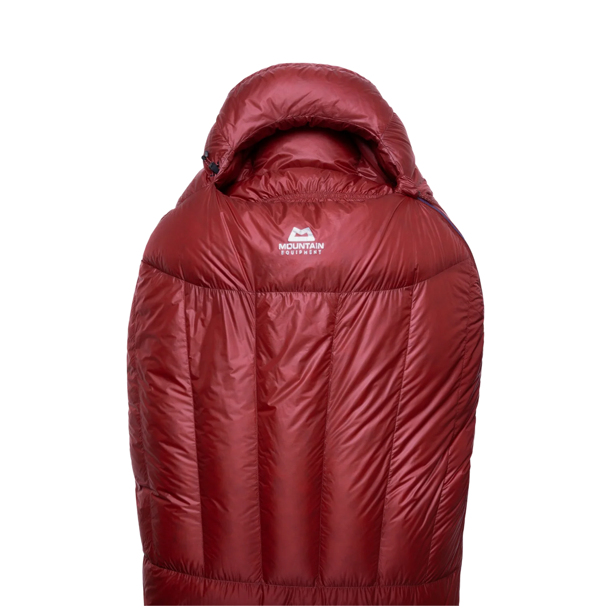 Mountain Equipment Xenith III Sleeping Bag in Merlot - Collar