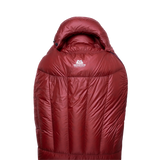 Mountain Equipment Xenith III Sleeping Bag in Merlot - Collar
