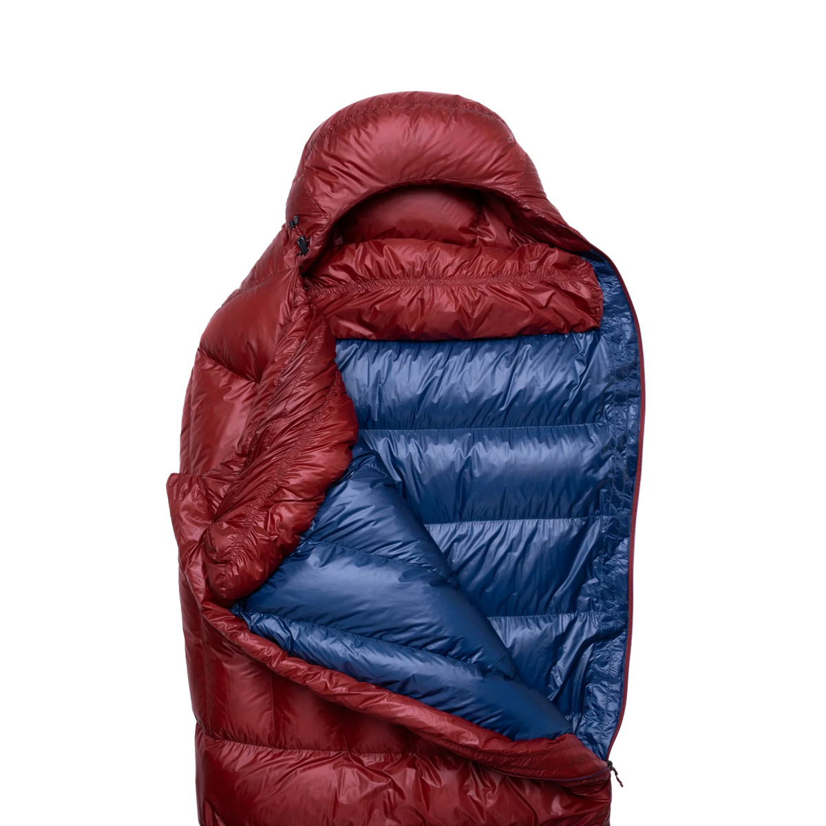 Mountain Equipment Xenith III Sleeping Bag in Merlot - Open