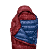 Mountain Equipment Xenith III Sleeping Bag in Merlot - Open