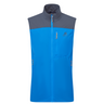 Mountain Equipment Aerotherm Men's Vest Outdoor Action Atlantic/Blue Nights- Front