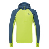 Mountain Equipment Aiguille Hooded Men's Top Outdoor Action Vine/Majolica- Front