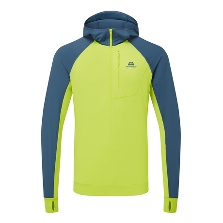 Mountain Equipment Aiguille Hooded Men's Top Outdoor Action Vine/Majolica- Front