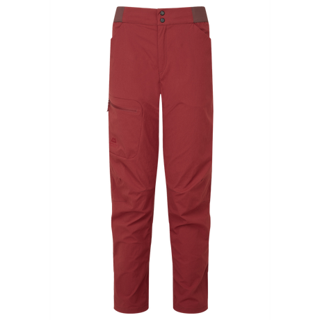 Mountain Equipment Altun Women's Pant Outdoor Action Cabernet- Front