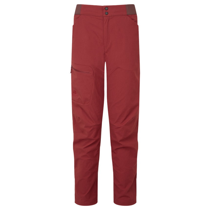 Mountain Equipment Altun Women's Pant Outdoor Action Cabernet- Front