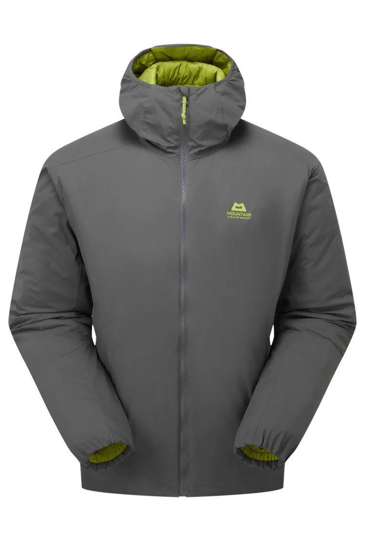 Mountain Equipment Andola Mens Jacket Outdoor Action Anvil Grey- Front