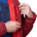 Mountain Equipment Andola Mens Jacket Outdoor Action Merlot- Inner Zipped Security Pocket