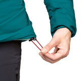 Mountain Equipment Andola Women's Jacket Outdoor Action Deep Teal- Concealed Hem Drawcord