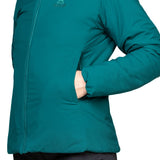Mountain Equipment Andola Women's Jacket Outdoor Action Deep Teal- Zipped Handwarmer Pocket