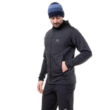 Mountain Equipment Apiro Hooded Men's Jacket Outdoor Action Black- 2 zipped hand warmer pockets