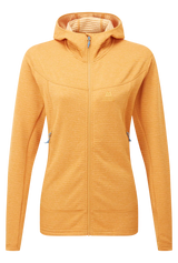 Mountain Equipment Apiro Hooded Women's Jacket Outdoor Action Butterscotch- Front