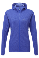 Mountain Equipment Apiro Hooded Women's Jacket Outdoor Action Clematis- Front
