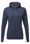 Mountain Equipment Apiro Hooded Women's Jacket Outdoor Action Cosmos- Front