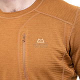 Mountain Equipment Apiro Men's Crew Outdoor Action Walnut- Brand Logo on Chest