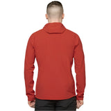 Mountain Equipment Arrow Hooded Men's Jacket Outdoor Action RedRock/Dusk- Back Fit