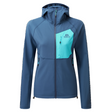 Mountain Equipment Arrow Hooded Women's Jacket Outdoor Action Dusk/Topaz- Front