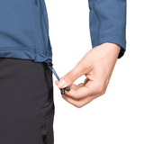 Mountain Equipment Arrow Hooded Women's Jacket Outdoor Action Dusk/Topaz- Hem Drawcord