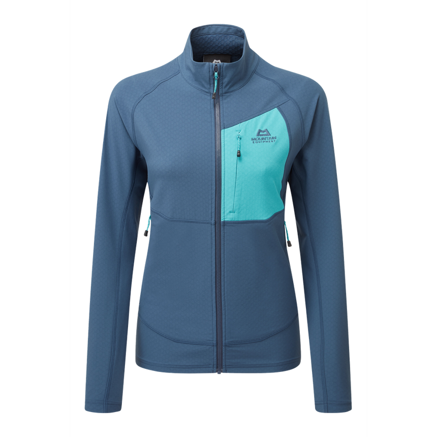 Mountain Equipment Arrow Women's Jacket Outdoor Action Dusk/Topaz- Front