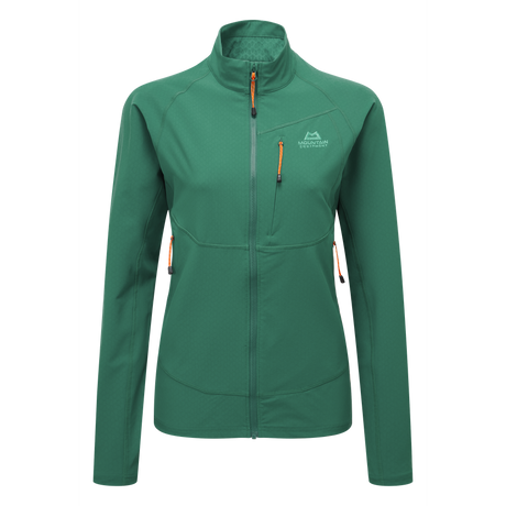 Mountain Equipment Arrow Women's Jacket Outdoor Action Spruce- Front
