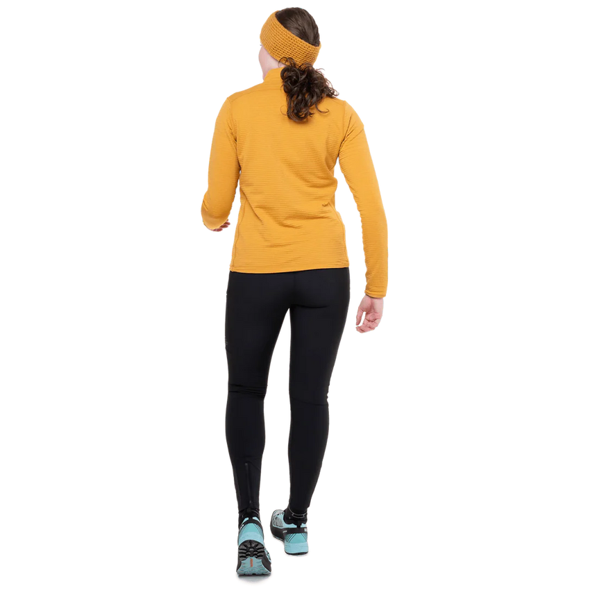 Mountain Equipment Austra Women's Tight Outdoor Action Dusk- Back Fit on Model