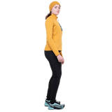 Mountain Equipment Austra Women's Tight Outdoor Action Dusk- Side Fit on Model