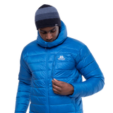 Mountain Equipment Baltoro Men's Jacket Outdoor Action Atlantic Blue- Chest Pocket