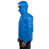 Mountain Equipment Baltoro Men's Jacket Outdoor Action Atlantic Blue- Hood