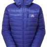 Mountain Equipment Baltoro Women's Jacket Outdoor Action Clematis- Front