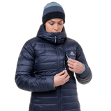Mountain Equipment Baltoro Women's Jacket Outdoor Action Cosmos- Outer Chest Pocket