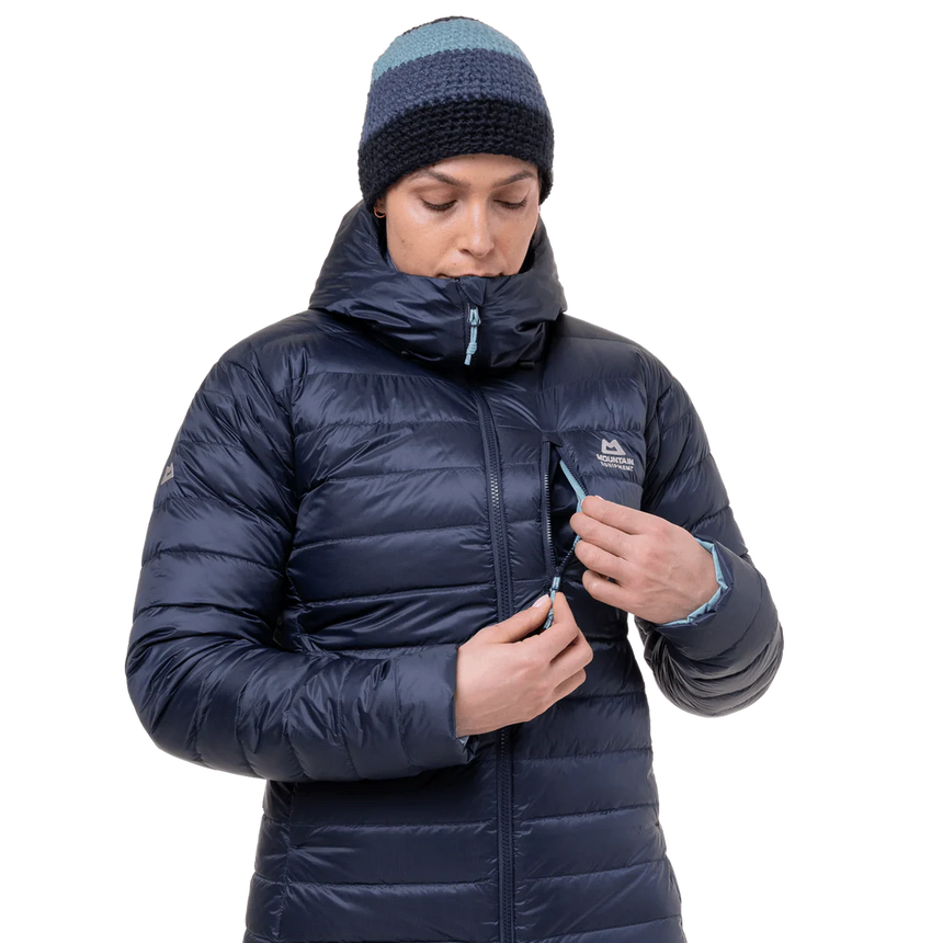 Mountain Equipment Baltoro Women's Jacket Outdoor Action Cosmos- Outer Chest Pocket