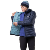 Mountain Equipment Baltoro Women's Jacket Outdoor Action Cosmos- Single Inner Security Pocket