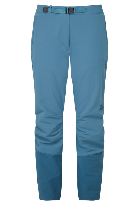 Mountain Equipment Chamois Women's Pant (AC) Outdoor Action IndianTeal/Maj- Front