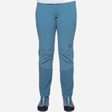Mountain Equipment Chamois Women's Pant (AC) Outdoor Action IndianTeal/Maj- Front Fit