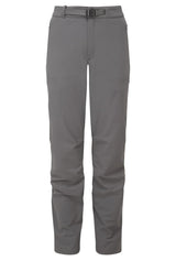 Mountain Equipment Chamois Women's Pant Outdoor Action Anvil Grey- front