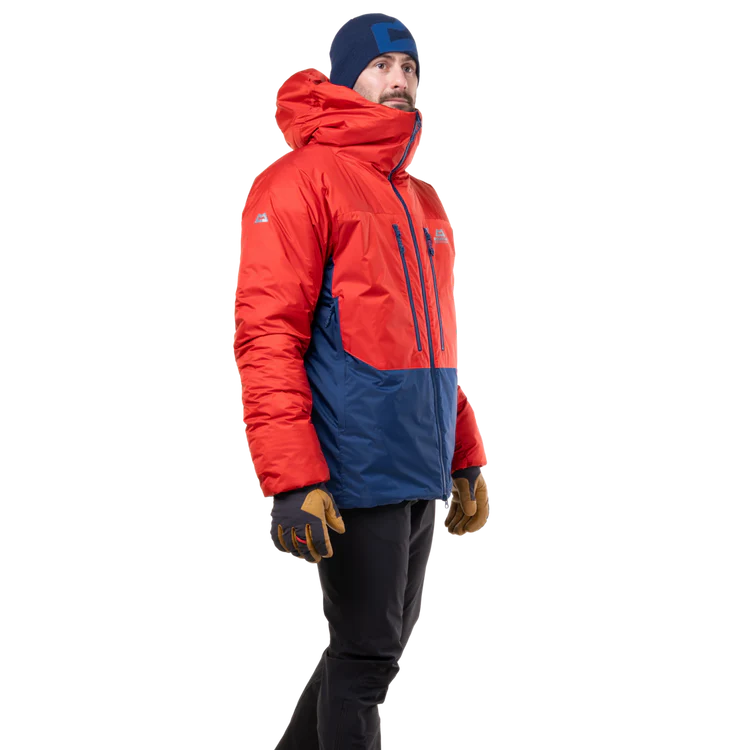 Mountain Equipment Citadel Men's Jacket Outdoor Action Admiral/Chili- Side view