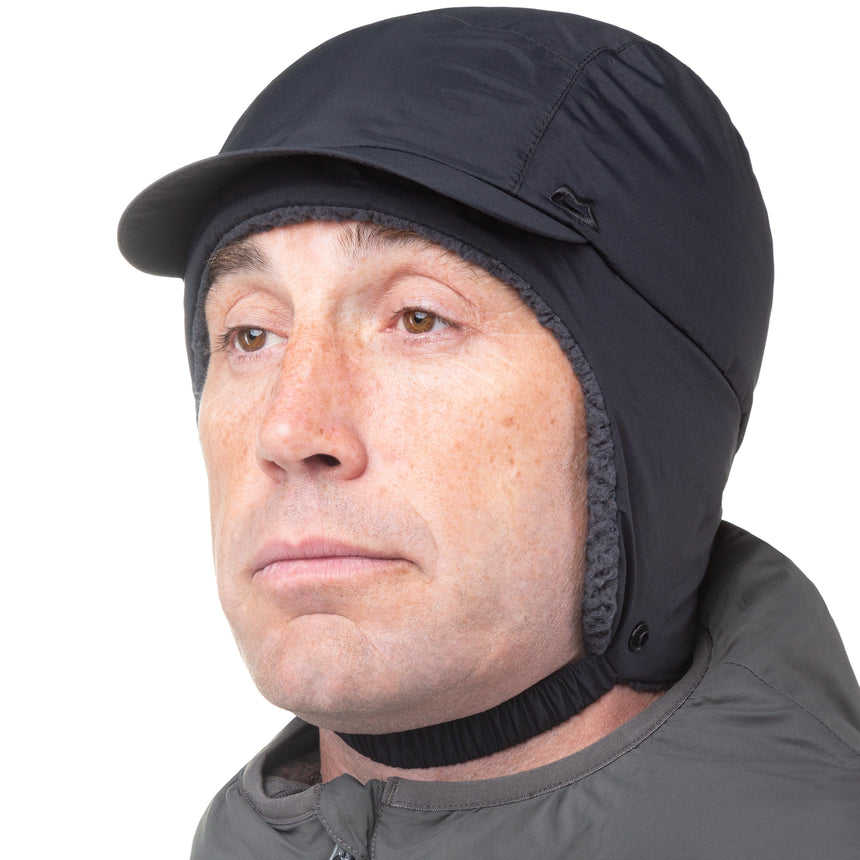 Mountain Equipment Citadel WINDSTOPPER® Hat WLD Black- Front Fit