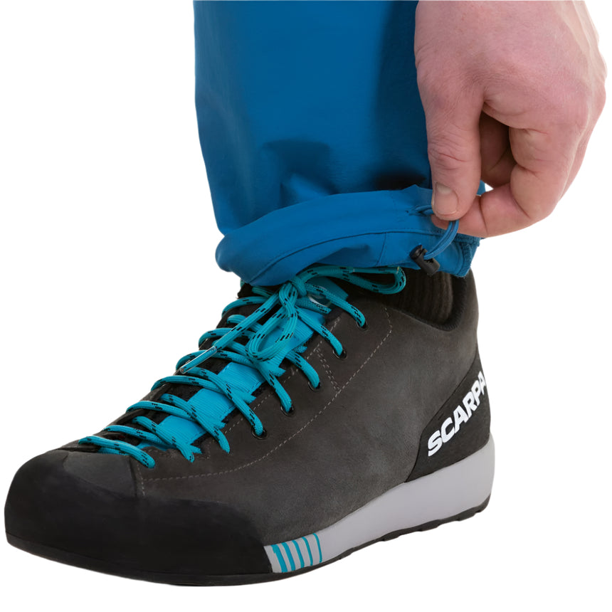 Mountain Equipment Comici Men's Pant (AC) Outdoor Action Alto/Majolica- Hem drawcord