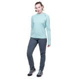 Mountain Equipment Comici Women's Pant Outdoor Action- Front fit on Model