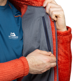 Mountain Equipment Concordia Men's Jacket Outdoor Action Red Rock- Hand Inside Pocket