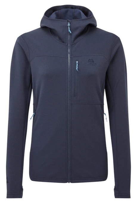 Mountain Equipment Durian Hooded Women's Jacket Outdoor Cosmos- Front